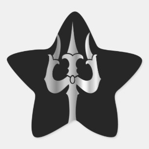 Trident von Lord Shiva- Hinduism Stern-Aufkleber