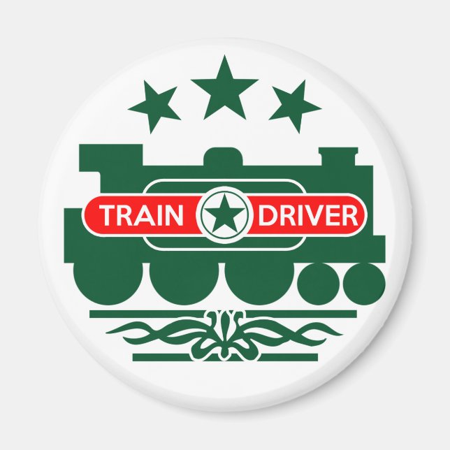 Triebfahrzeugführer, Eisenbahn Magnet (Vorne)