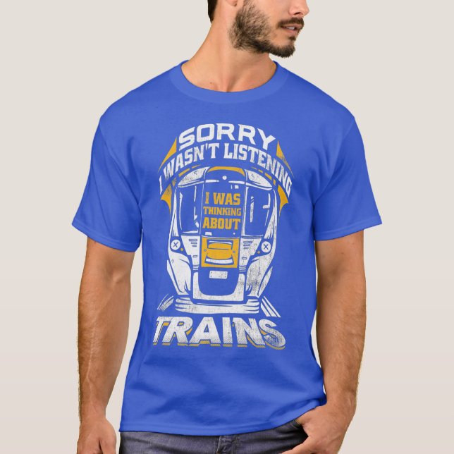 Triebfahrzeugführer Modellbahn T-Shirt (Vorderseite)