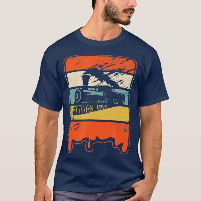 Triebfahrzeugingenieur Vintages Geschenk T-Shirt (Vorderseite)