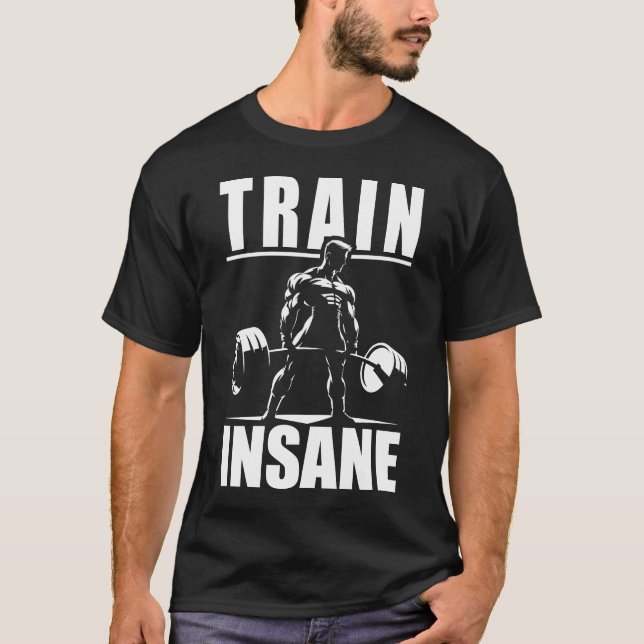 Triebwerkinsan - Motivierend Fahrwerk, Fitness für T-Shirt (Vorderseite)