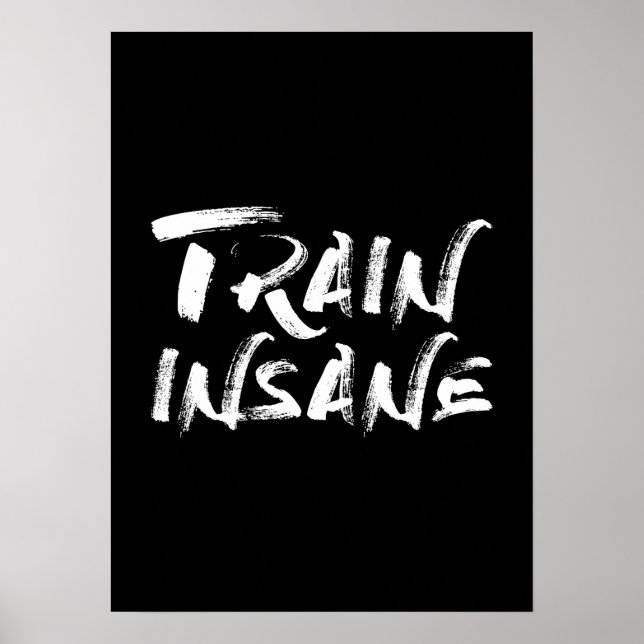 Triebwerkinsane - Gym Workout Motivierend Poster (Vorne)