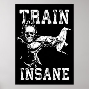 Triebwerkinsane - Gym Workout Motivierend Poster