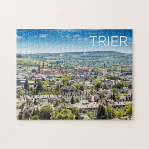 Trier Cityscape Panorama Moselle Deutschland Souve Puzzle