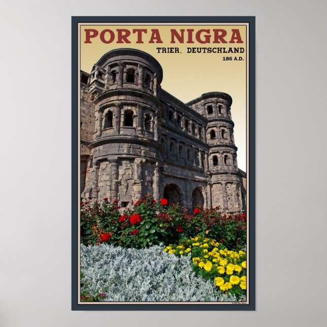 Trier - Porta Nigra Poster (Vorne)
