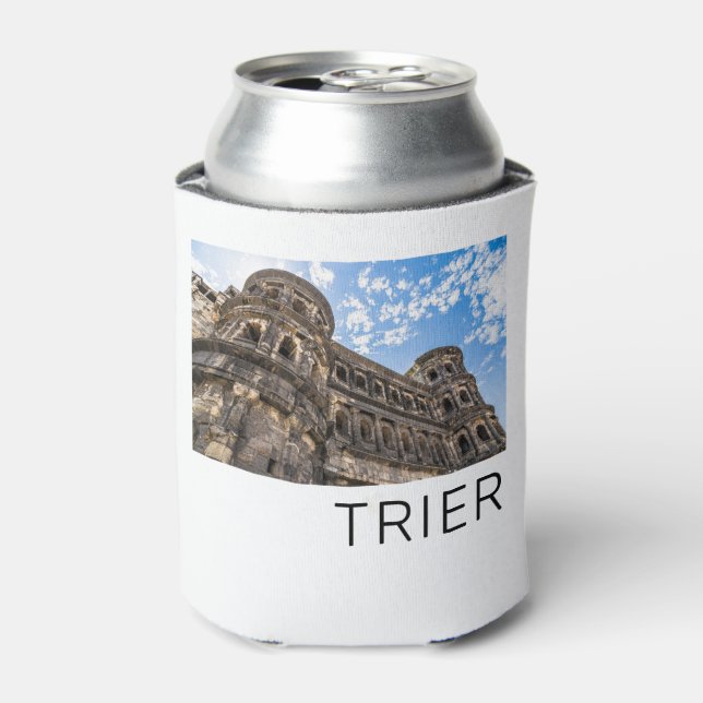 Trier Porta Nigra Rheinland Pfalz Deutschland Dosenkühler (Kanne Vorderseite)