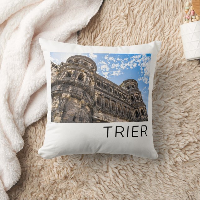 Trier Porta Nigra Rheinland Pfalz Deutschland Kissen (Decke)