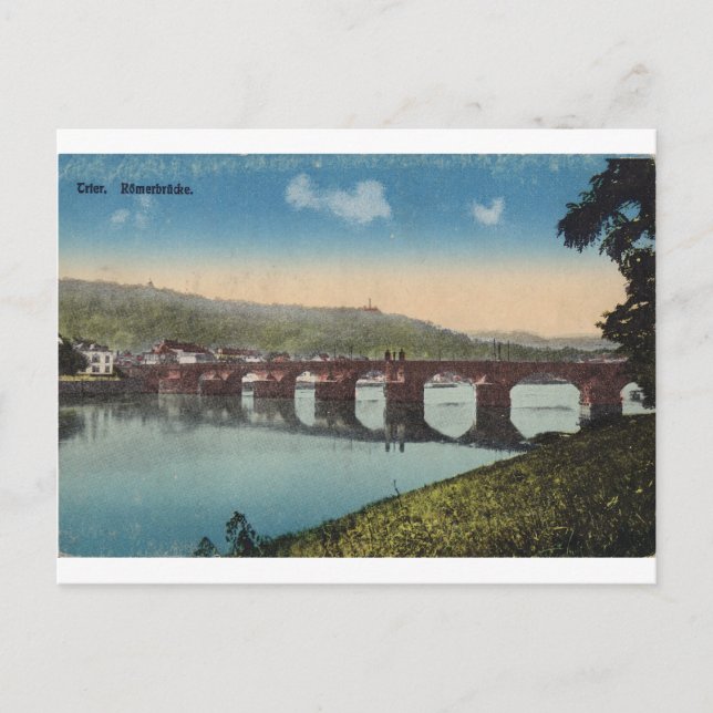 Trier Romerbrucke Brücke Postkarte (Vorderseite)