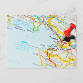 Triest, Italien Postkarte