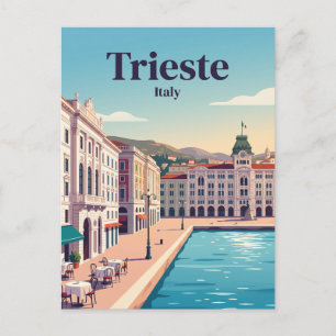 Triest, Italien Postkarte