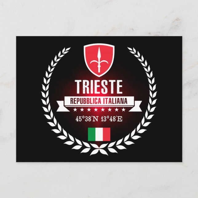 Triest Postkarte (Vorderseite)