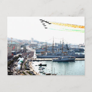 Trieste frecce tricolori postkarte