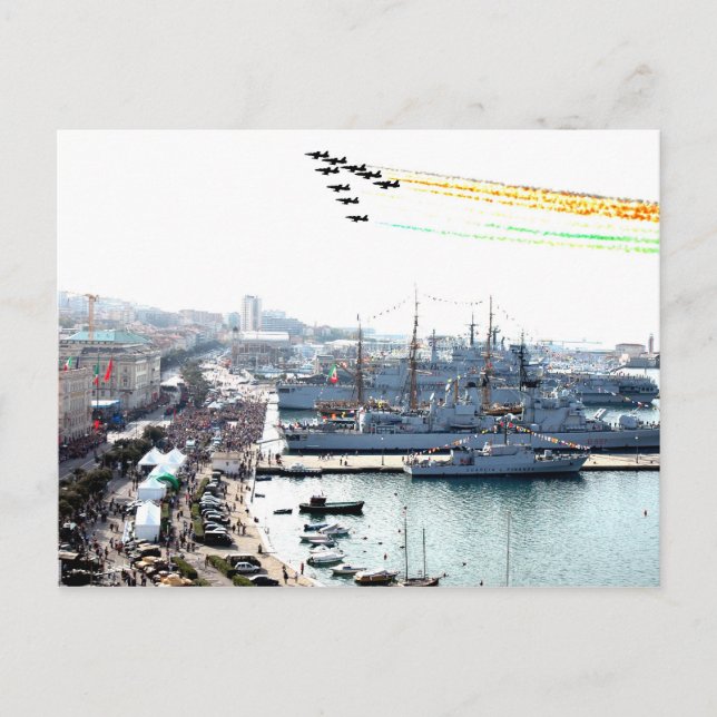 Trieste frecce tricolori postkarte (Vorderseite)