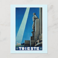 Trieste Italy Vintage Travel Poster