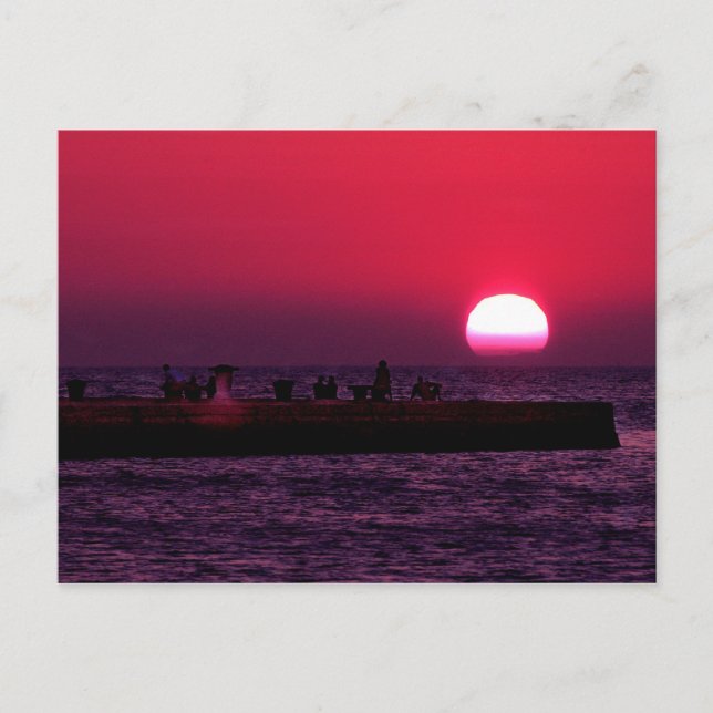 Trieste molo audace postkarte (Vorderseite)