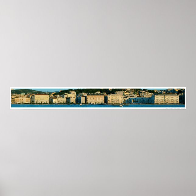 Trieste panoramica poster (Vorne)