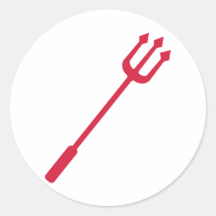 Triester des Roten Teufels Runder Aufkleber