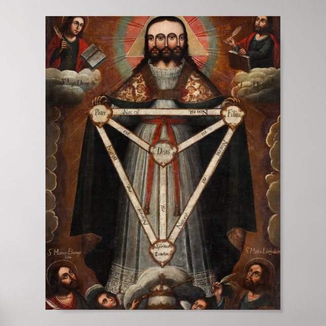 Trifacial Trinity, Triple Face Poster (Vorne)