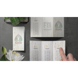 Trifale Yoga Studio Broschüren Meditationsstudio