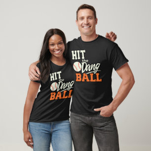 Triff den verdammten Ball Vintage, Trend Baseball, T-Shirt