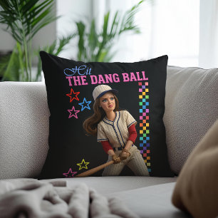 Triff Den Verfluchten Ball Lustige Baseball-Mutter Kissen