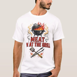 Triff mich am Grill Lustiges BBQ-Shirt T-Shirt