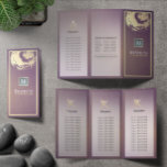 Triffal Yoga Studio Broschüre Lila Gold ZEN Zeiche<br><div class="desc">Elegantes Yoga und Massage Therapy Studio Tri-Falten Broschüren Vorlage - Elegante Imitate Gold Foil Pinselstriche ZEN Symbol auf Magenta Lila Hintergrund. Ideal für YOGA Meditation Instructor / Massage Therapy Leicht an Ihren eigenen Text und Bilder anpassen - machen Sie es zu Ihrem eigenen.</div>