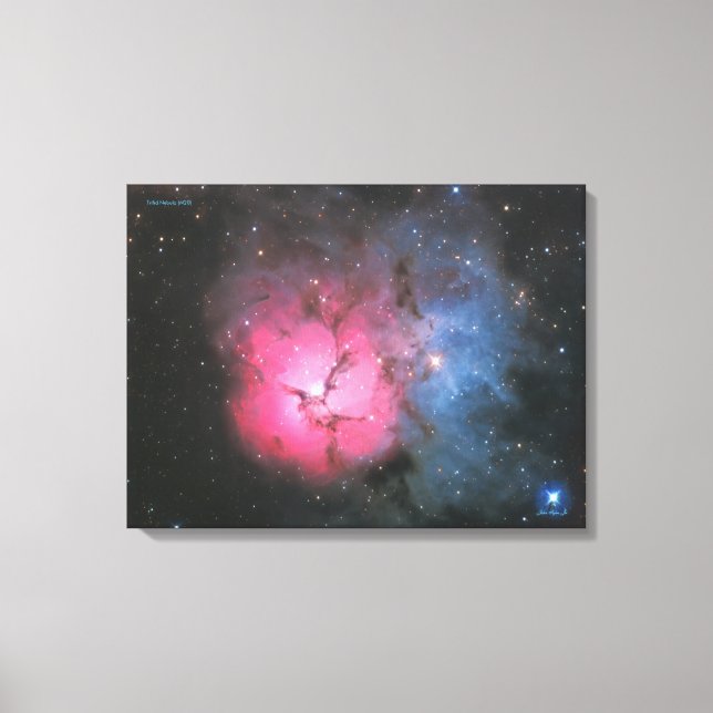 Trifid Nebel (M 20) - MittelCanvas Print Leinwanddruck (Vorderseite)