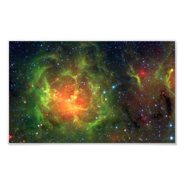 Trifid Nebula NASA Spitzer Fotodruck (Vorne)