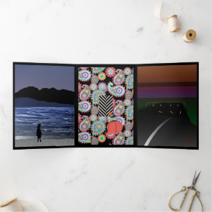 Trifold Card Dreifach Gefaltete Karte