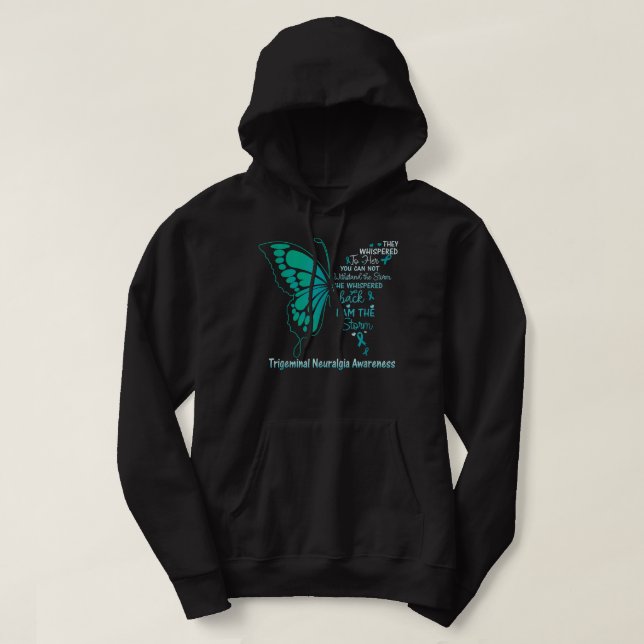 Trigeminal Neuralgie Ich bin der Sturm Hoodie (Design vorne)