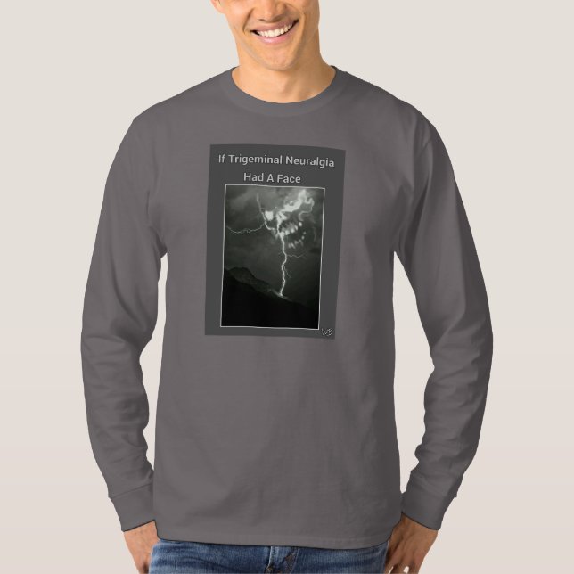 Trigeminalneuralgia-Bewusstseins-T - Shirt (Vorderseite)
