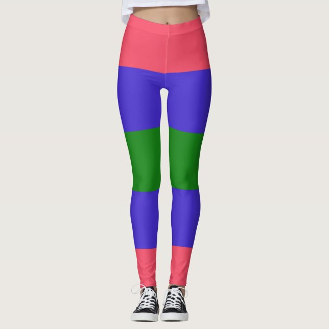 Trigender Pride Leggings (Vorderseite)
