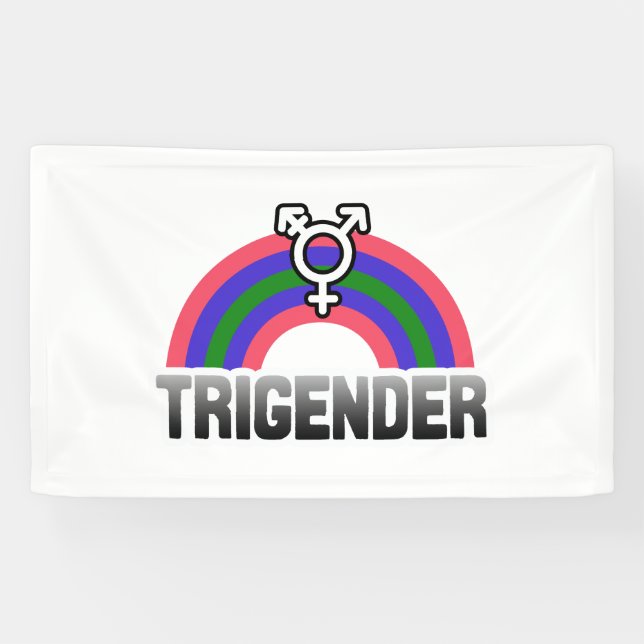 Trigender Stolz Banner (Horizontal)