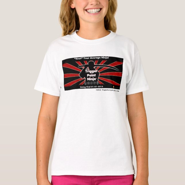 Trigger Point Ninja ® Collectible Pre-Launch T-Shirt (Vorderseite)