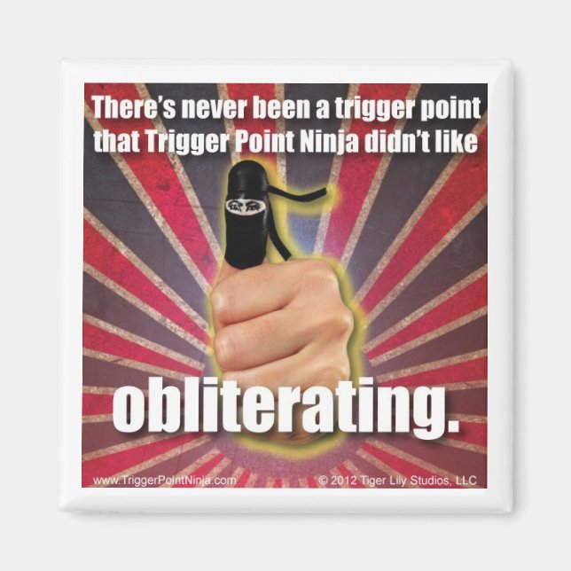 Trigger Point Ninja ® Es gab noch nie einen TrP Magnet (Vorne)