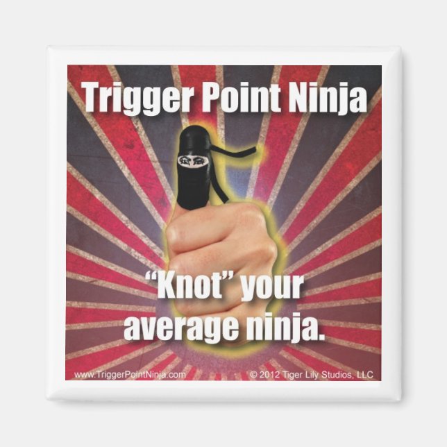 Trigger Point Ninja ® "Knoten" Ihr durchschnittlic Magnet (Vorne)
