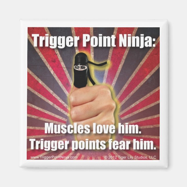 Trigger Point Ninja ® Muskeln Liebe Ihm Magnet (Vorne)