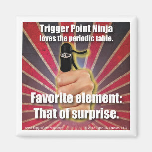 Trigger Point Ninja ® Periodische Tabelle Magnet