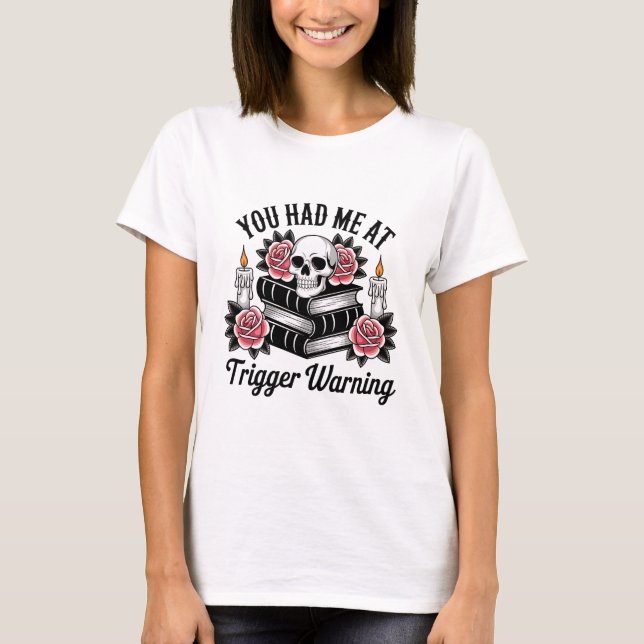 Triggerwarnung-Shirt | Bad Book Club T-Shirt (Vorderseite)