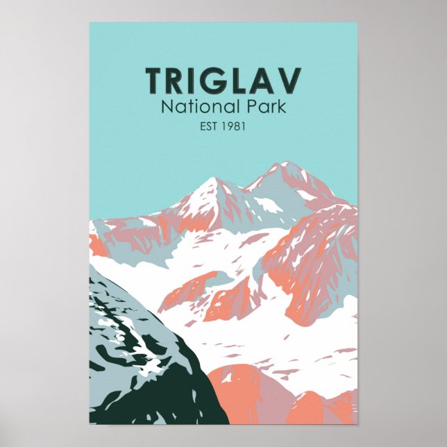 Triglav National Park Mount Triglav Slowenien Poster (Vorne)