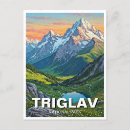Triglav National Park Slovenien Travel Postkarte