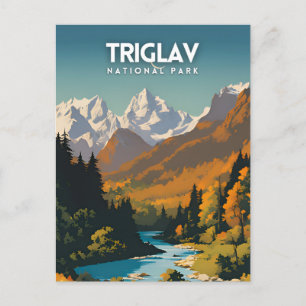 Triglav National Park Travel Postkarte