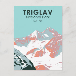 Triglav-Nationalpark Mount Triglav Slowenien Postkarte