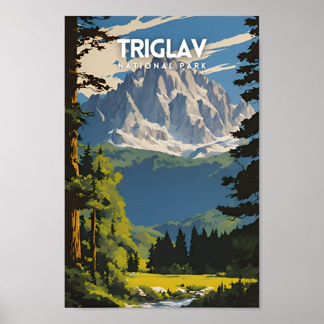 Triglav-Nationalpark Poster (Vorne)