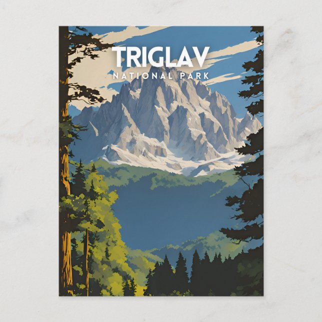 Triglav-Nationalpark Postkarte (Vorderseite)