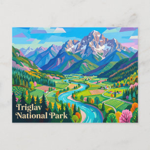Triglav-Nationalpark Slowenien Postkarte