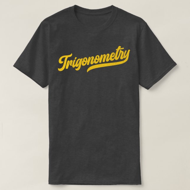 Trigonometrie Cool Math T-Shirt (Design vorne)