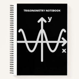 TRIGONOMETRIE COSINE SIGN NOTEBOOK NOTIZBUCH