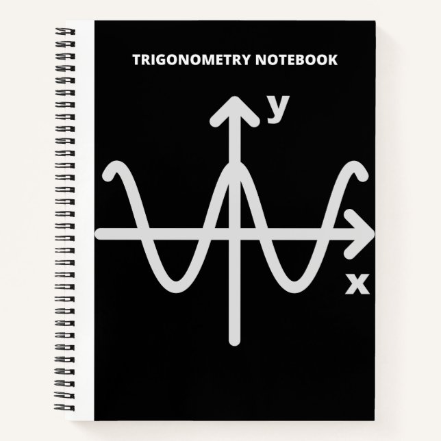 TRIGONOMETRIE COSINE SIGN NOTEBOOK NOTIZBUCH (Vorderseite)